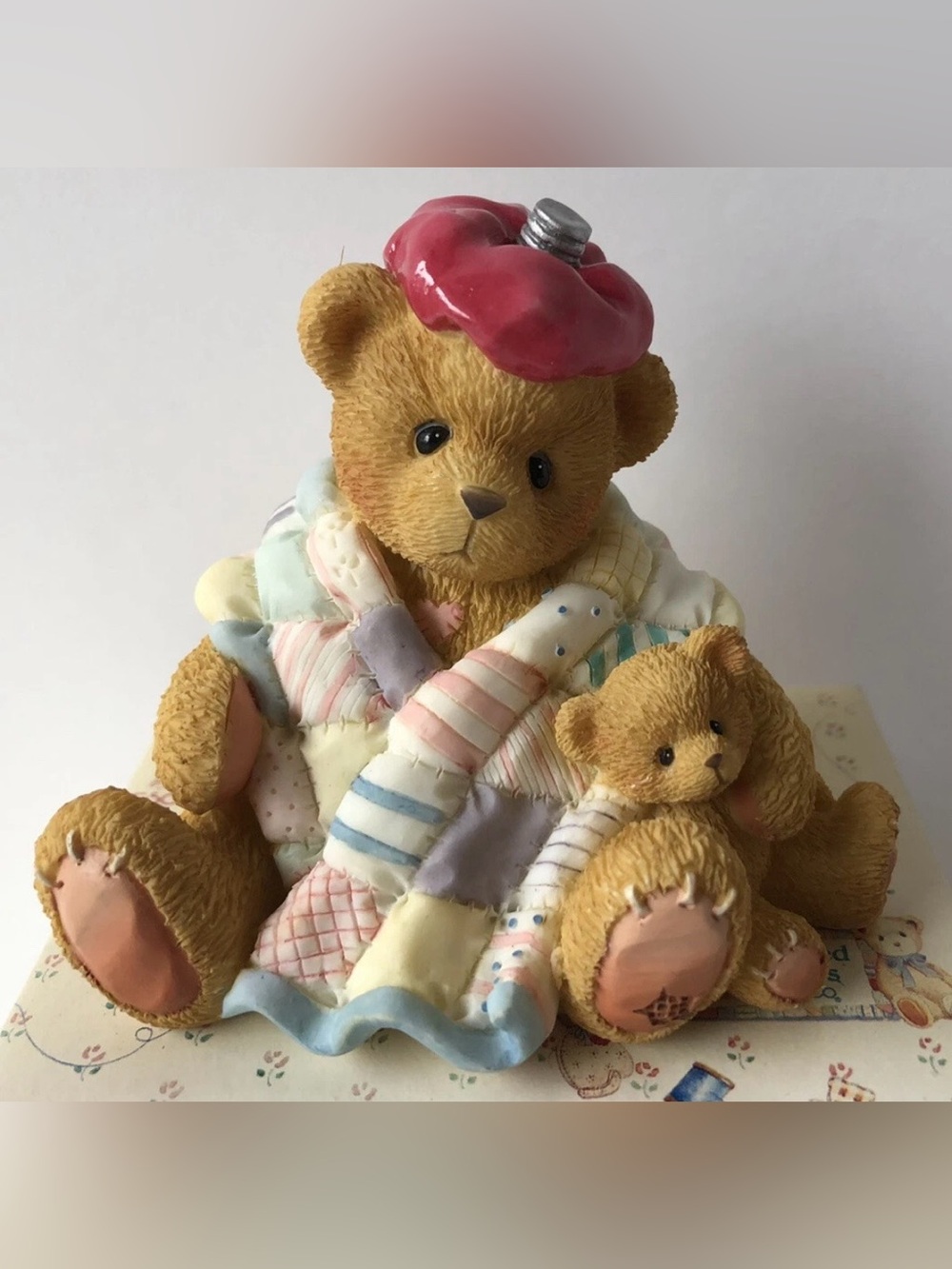 Cherished Teddies #215856 Get Well "Can't Bear to See You Under the Weather" Box